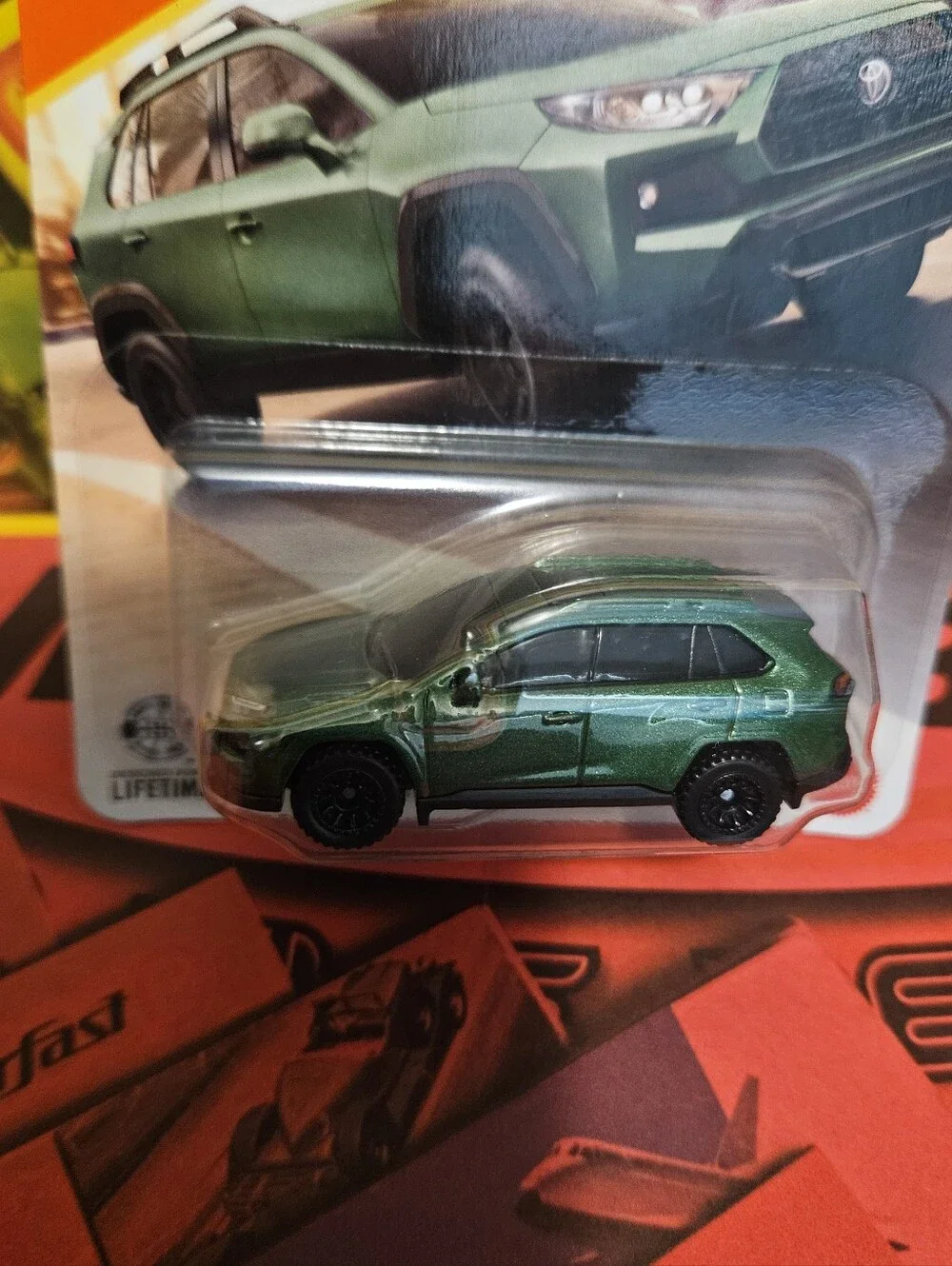 Matchbox Green Toyota RAV4 Die-Cast SUV